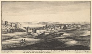 Aussicht auf den unteren Teil von Tanger, ca. 1670 von Wenceslaus Hollar