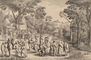 Rustikale Hochzeitsfeier, 1650