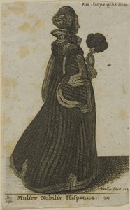Spanische Adlige von Wenceslaus Hollar