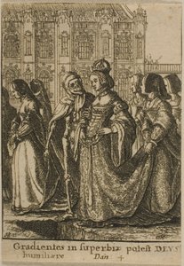 Die Kaiserin und der Tod von Wenceslaus Hollar