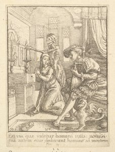 Die Nonne, aus dem Totentanz, 1651