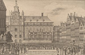 Der Frieden von Münster von Wenceslaus Hollar