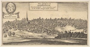 Die Aussicht auf Bermingham, von Ravenshurst nahe der Londoner Straße im Südosten..., 1625-77