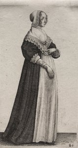 Die verschiedenen Gewohnheiten englischer Frauen, von der Adligen bis zur Landfrau..., 1640 von Wenceslaus Hollar
