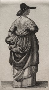 Die verschiedenen Gewohnheiten englischer Frauen, von der Adligen bis zur Landfrau..., 1640 von Wenceslaus Hollar