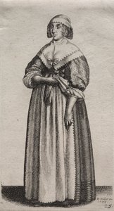 Die Frau mit Handschuhen