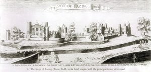 Die Belagerung von Basing House, 1645 von Wenceslaus Hollar