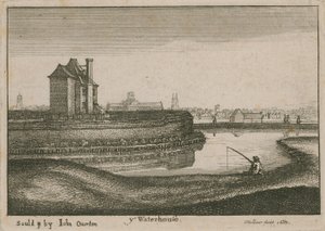 Das Wasserhaus, Islington von Wenceslaus Hollar