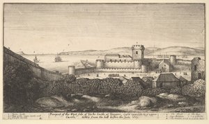 Die Westseite von Yorke Castle, 1669