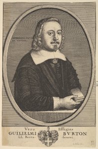 Vera Effigies Guilielmi Burton L.L. Baccalaurei, 1657-58 von Wenceslaus Hollar