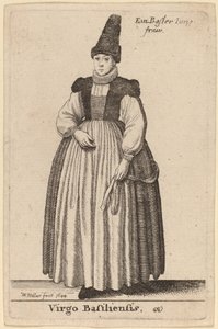 Virgo Basiliensis von Wenceslaus Hollar