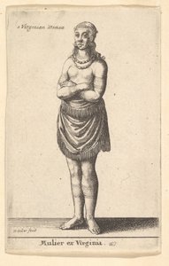 Frau aus Virginia, ca. 1643