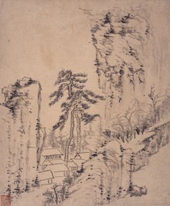 Album mit Landschaftsgemälden