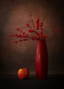 Rote Beeren Stillleben