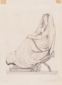 Sitzende Frau von Werner Holmberg