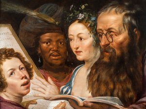 Eine Allegorie der Musik, 1625 von Werner Jacobsz van den Valckert