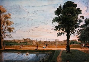 Ansicht der Orangerie vor dem Friedrichstor bei Kassel von Werner Kobold