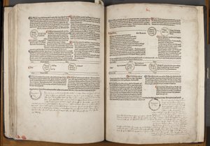 Fol 58 verso 59 recto, Fasciculus Temporum von Werner Rolevinck