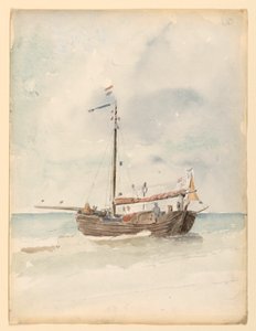 Eine niederländische Barke, 20. August 1887 von Whitney Warren Jr.