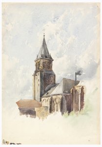 Saint Germain-des-Prés, Paris, ca. 1887 von Whitney Warren Jr.