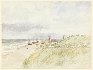 Die Küste bei Katwijk, Holland