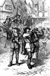 James II. in Boston ausgerufen, 1685 um 1880