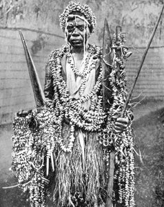 Ein Hexendoktor, Uganda, Afrika, 1936