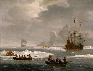 Eine Bärenjagd in der Arktis