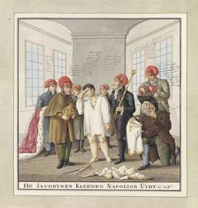 Napoleon von den Jakobinern ausgezogen, 1815 von Wijnand Esser