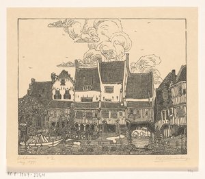 Häuser am Hafen von Enkhuizen