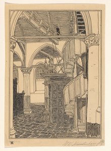 Innenraum der Noorderkerk in Hoorn