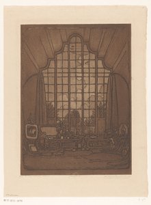 Innenraum des Ateliers von Wijnand Otto Jan Nieuwenkamp in Het Marken in Edam