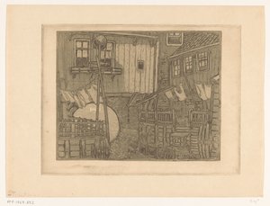 Häuser am Hafen von Enkhuizen von Wijnand Otto Jan Nieuwenkamp