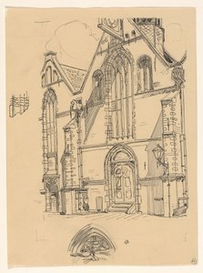 Westfassade der Noorderkerk in Hoorn von Wijnand Otto Jan Nieuwenkamp