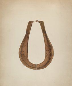 Pferdehalsband und Hame, ca. 1941 von Wilbur M Rice