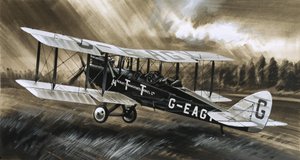 Eine De Havilland DH98 von Aircraft Transport & Travel Ltd. von Wilf (20th century) Hardy
