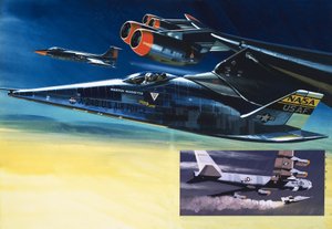 Die Martin Marietta X-24B Raumfähre von Wilf (20th century) Hardy