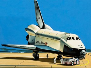 Das Space Shuttle von Wilf (20th century) Hardy