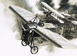 Der erste Aufklärungsflug des RFC von Wilf (20th century) Hardy