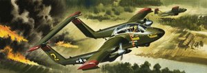 Was gibt es Neues in der Luft? -- COIN Counter Insurgency Flugzeug von Wilf (20th century) Hardy