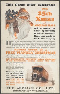 Aeolian Company Pianolas, 1920er Jahre