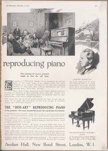 Aeolian Company Pianolas, 1923