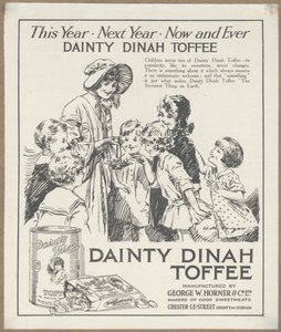 Dainty Dinah Toffee, ca. 1920