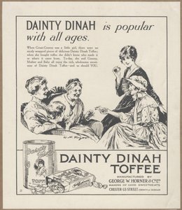 Dainty Dinah Toffee, um 1920 von Wilfred Fryer