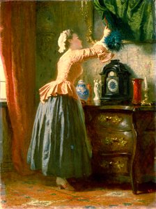 Eine Magd, 19. Jahrhundert von Wilhelm Amberg