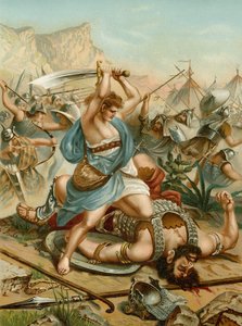 David tötet Goliath