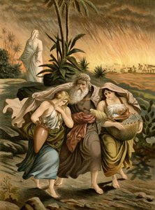 Lot flieht aus Sodom