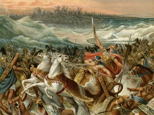Die Rettung der Israeliten aus dem Roten Meer von Wilhelm Ebbinghaus