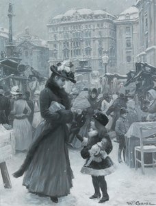 Der Weihnachtsmarkt Am Hof, 1901