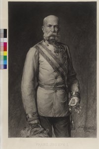 Franz Joseph I in Galauniform eines Feldmarschalls